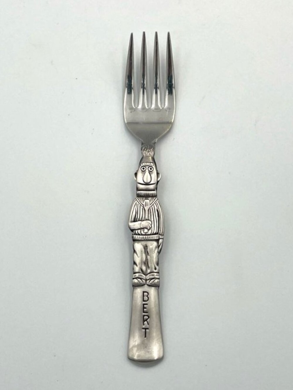 Vtg Gorham Muppets Bert Youth Fork Stainless Steel Flatware Sesame Street Japan